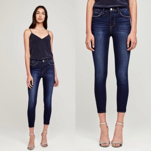 L'AGENCE Denim - L'AGENCE "MARGOT" HIGH RISE BLUE SKINNY JEANS SZ 28 *